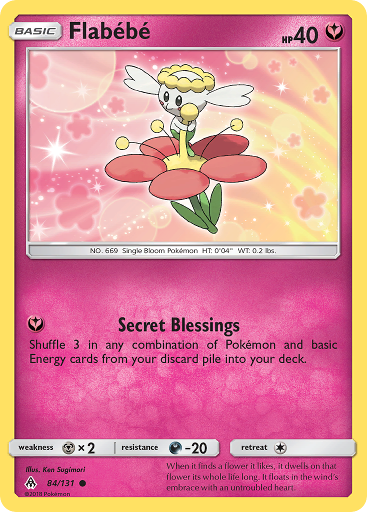 Flabebe (84/131) [Sun & Moon: Forbidden Light] - Destination Retro