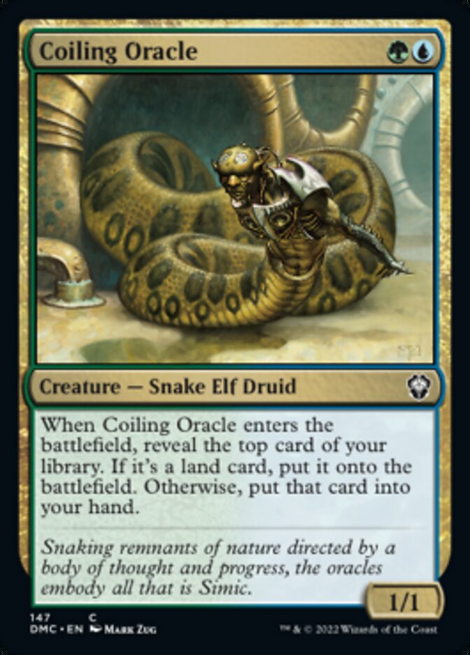 Coiling Oracle [Dominaria United Commander] - Destination Retro