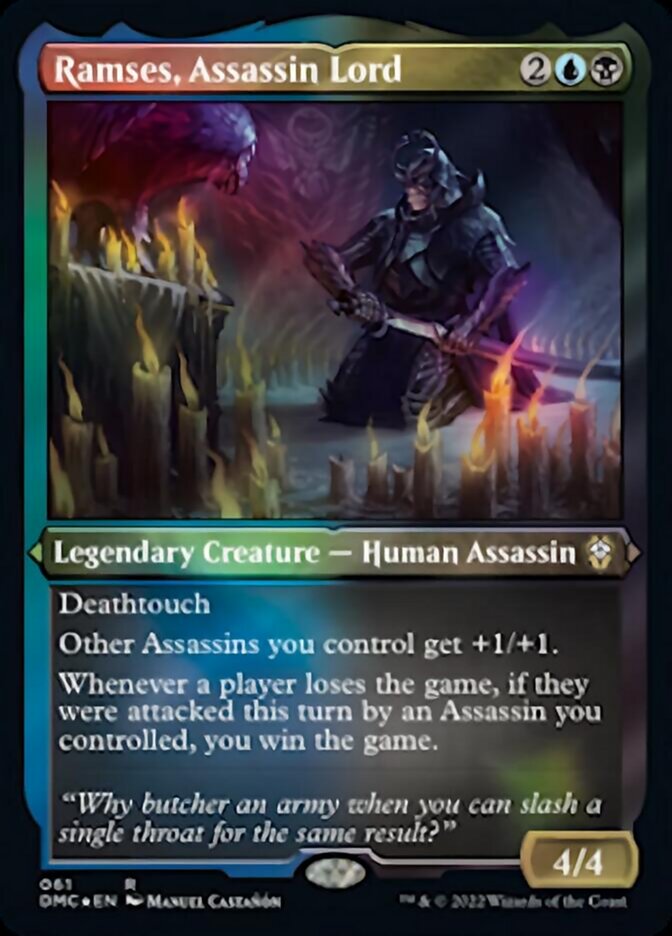 Ramses, Assassin Lord (Foil Etched) [Dominaria United Commander] - Destination Retro