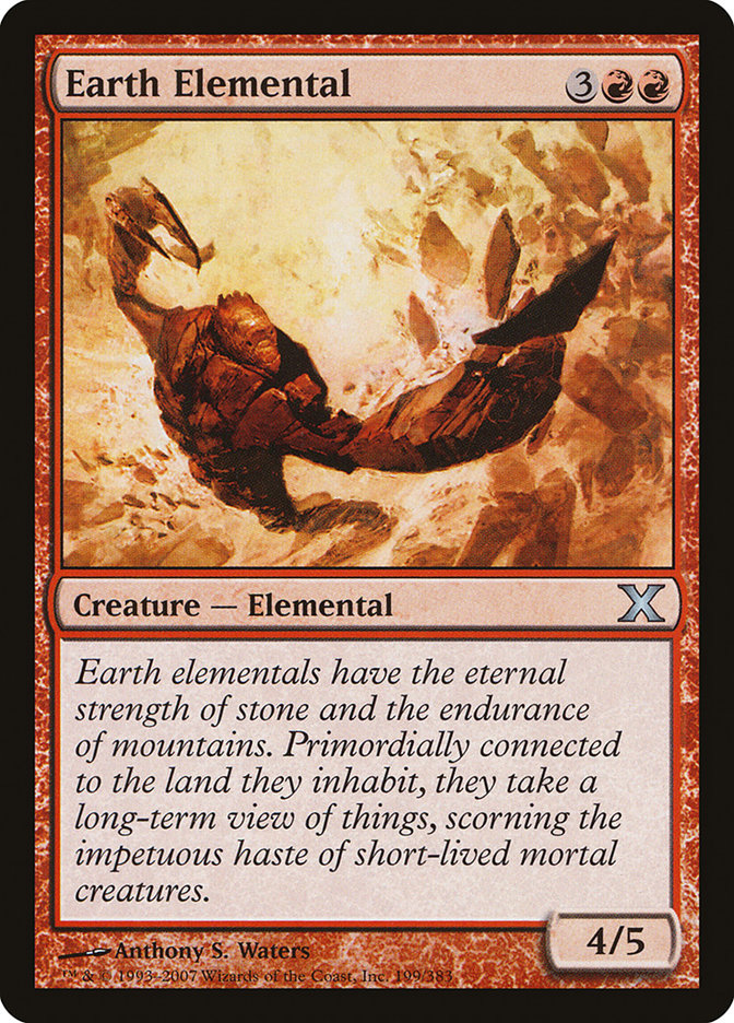 Earth Elemental [Tenth Edition] - Destination Retro