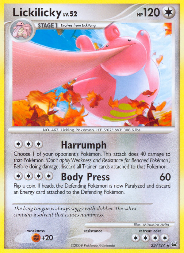 Lickilicky (33/127) [Platinum: Base Set] - Destination Retro