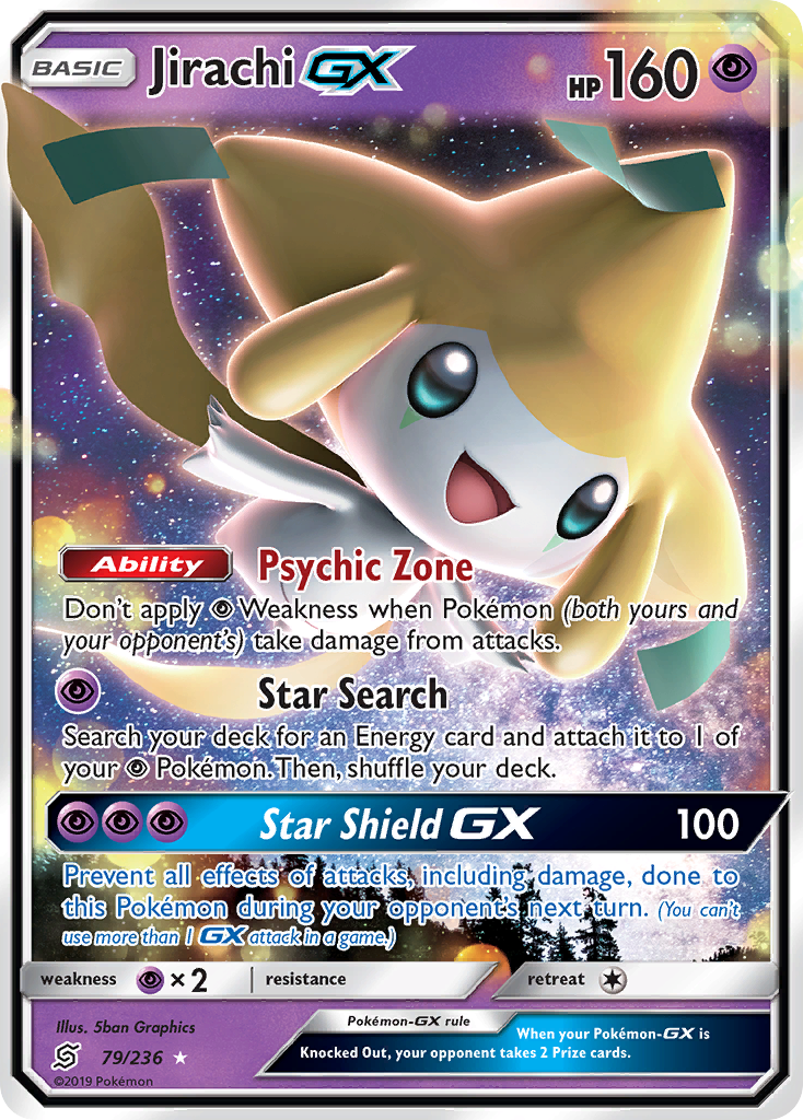 Jirachi GX (79/236) [Sun & Moon: Unified Minds] - Destination Retro