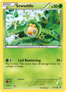 Sewaddle (9/113) [Black & White: Legendary Treasures] - Destination Retro