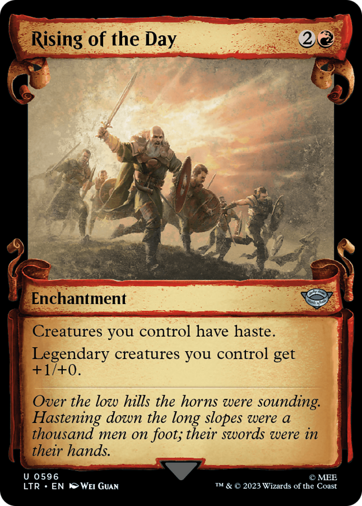 Rising of the Day [The Lord of the Rings: Tales of Middle-Earth Showcase Scrolls] - Destination Retro