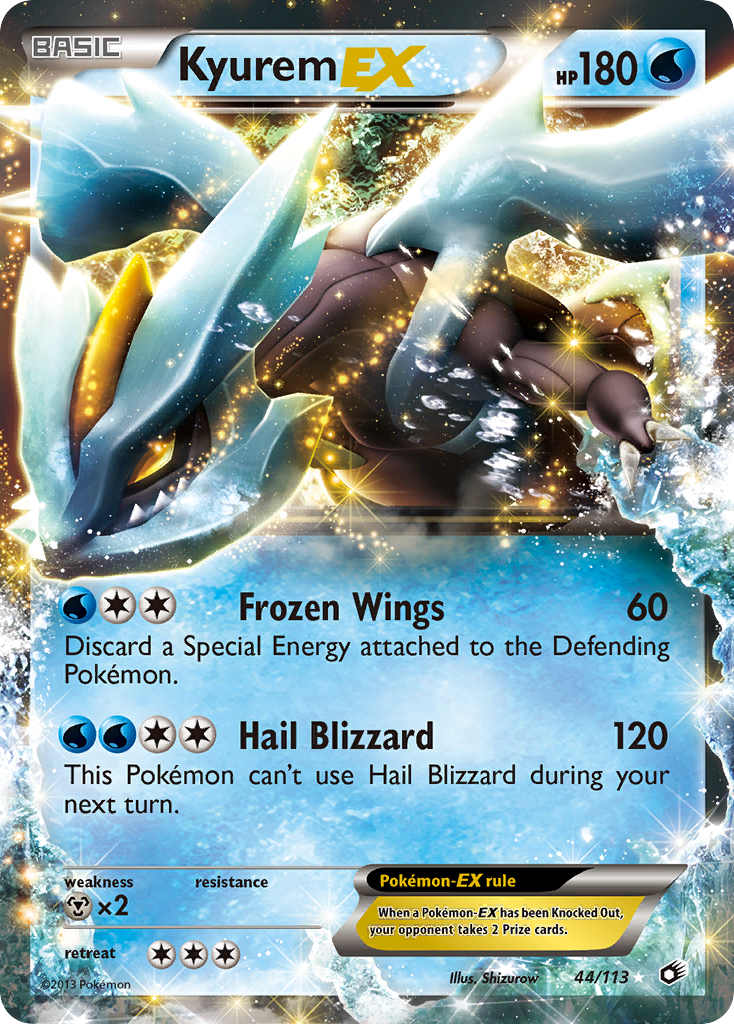 Kyurem EX (44/113) [Black & White: Legendary Treasures] - Destination Retro