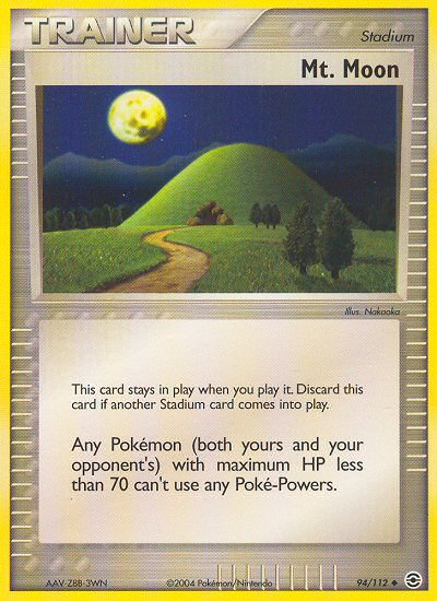 Mt. Moon (94/112) [EX: FireRed & LeafGreen] - Destination Retro