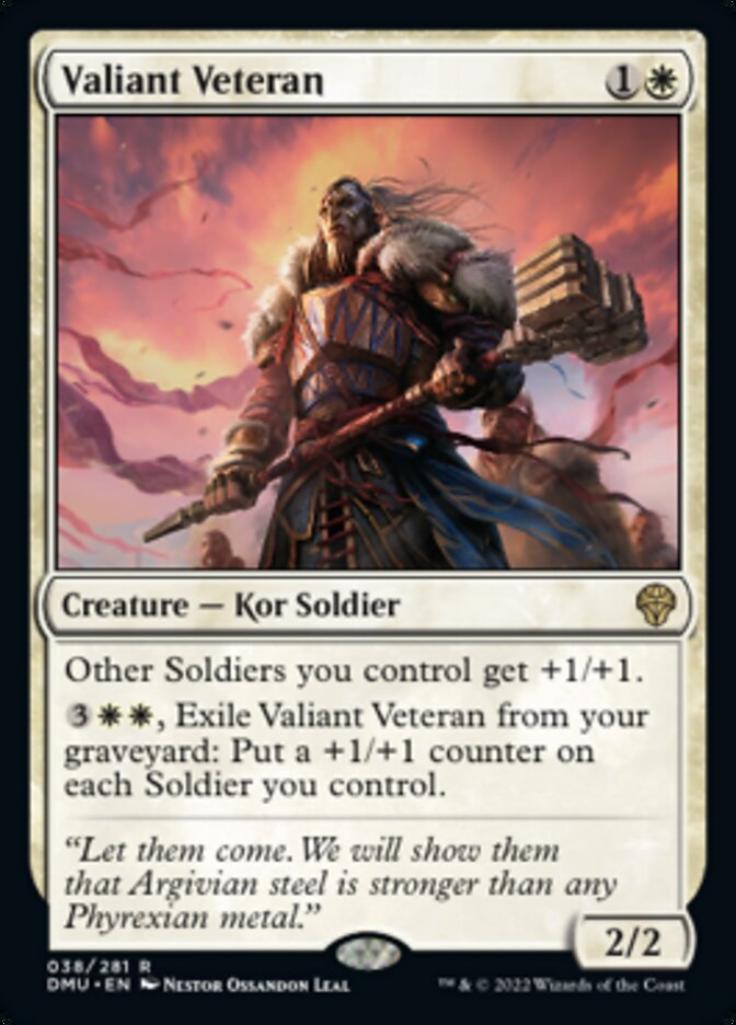 Valiant Veteran [Dominaria United] - Destination Retro