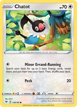 Chatot (139) [Sword & Shield: Vivid Voltage] - Destination Retro