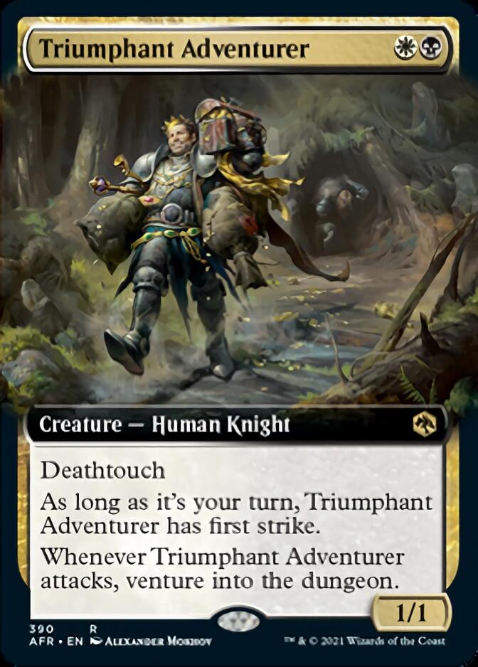 Triumphant Adventurer (Extended) [Dungeons & Dragons: Adventures in the Forgotten Realms] - Destination Retro