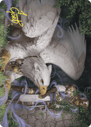 Dutiful Griffin Art Card (Gold-Stamped Signature) [Wilds of Eldraine Art Series] - Destination Retro