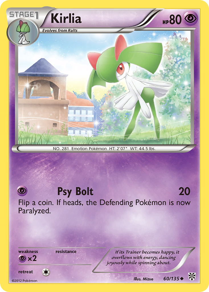 Kirlia (60/135) [Black & White: Plasma Storm] - Destination Retro