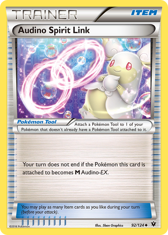 Audino Spirit Link (92/124) [XY: Fates Collide] - Destination Retro