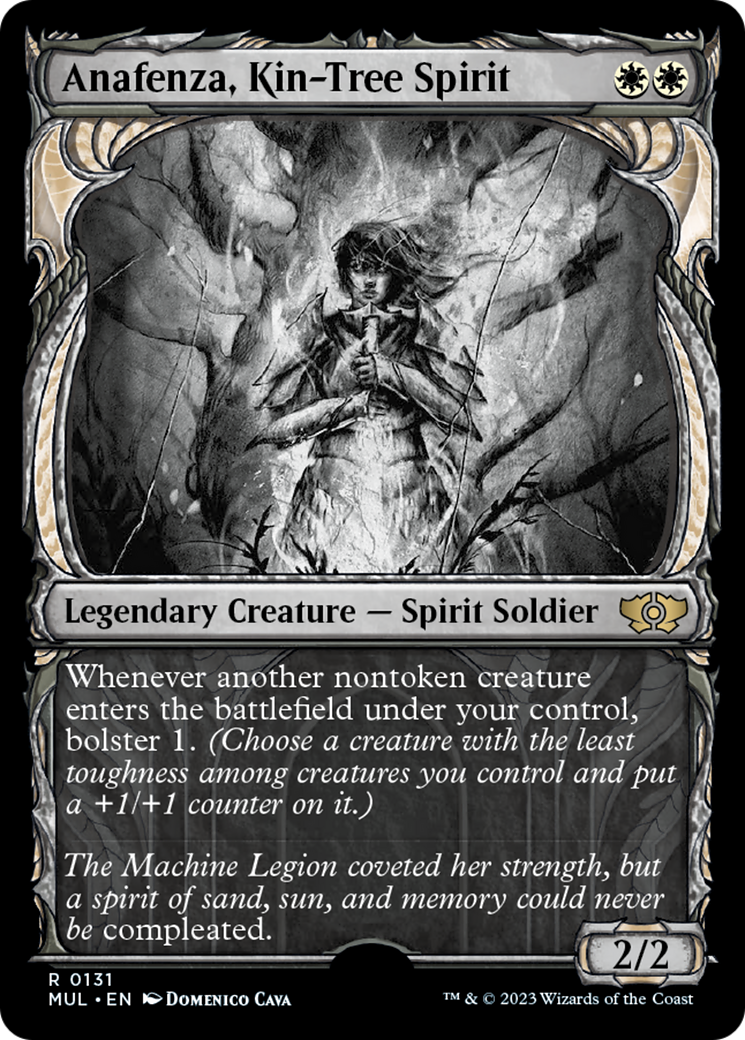 Anafenza, Kin-Tree Spirit (Halo Foil) [Multiverse Legends] - Destination Retro