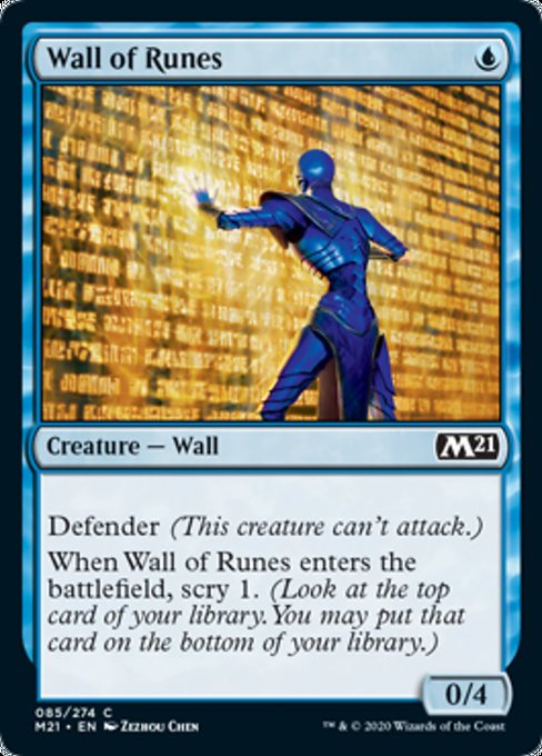 Wall of Runes [Core Set 2021] - Destination Retro