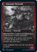 Fearful Villager // Fearsome Werewolf [Innistrad: Double Feature] - Destination Retro
