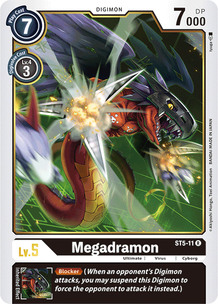 Megadramon [ST5-11] [Starter Deck: Machine Black] - Destination Retro