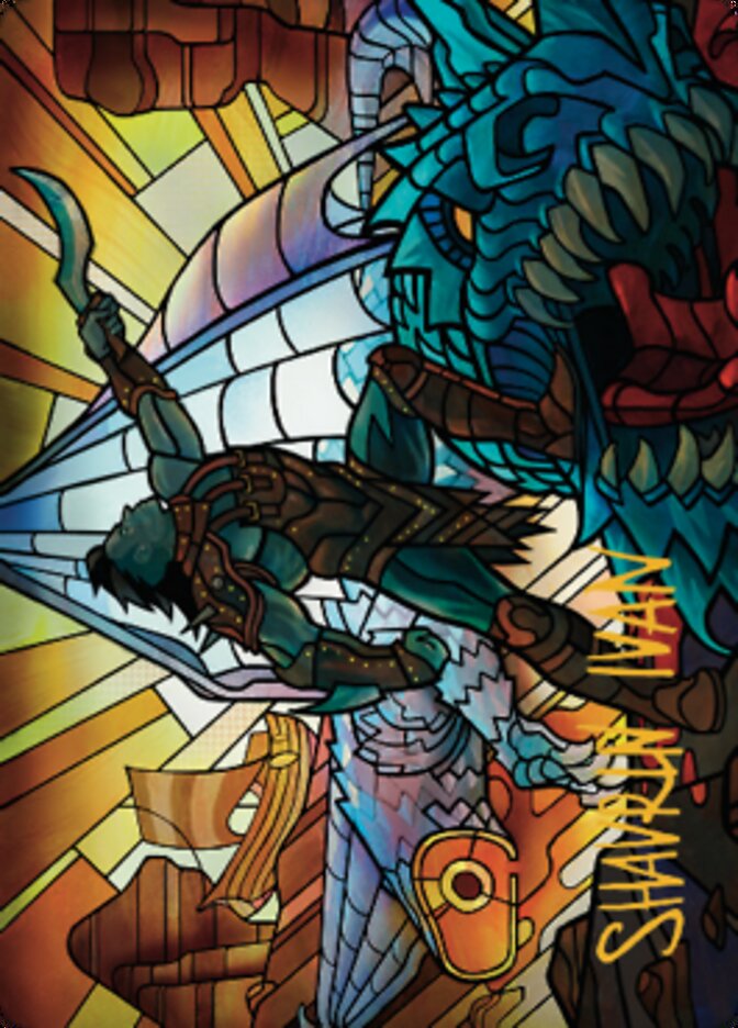 Astor, Bearer of Blades Art Card (Gold-Stamped Signature) [Dominaria United Art Series] - Destination Retro