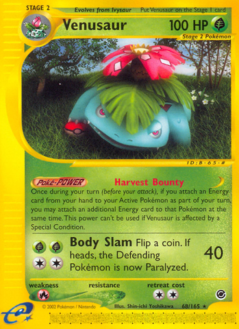 Venusaur (68/165) [Expedition: Base Set] - Destination Retro