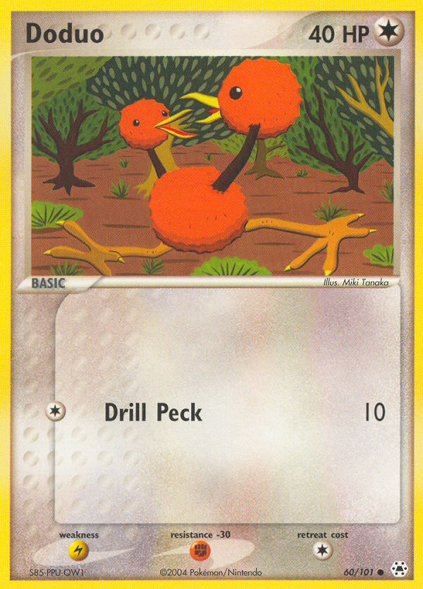 Doduo (60/101) [EX: Hidden Legends] - Destination Retro