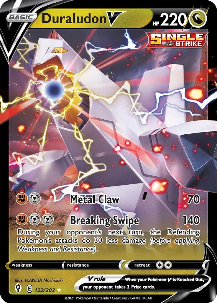 Duraludon V (122/203) [Sword & Shield: Evolving Skies] - Destination Retro