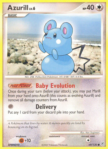 Azurill (69/130) [Diamond & Pearl: Base Set] - Destination Retro