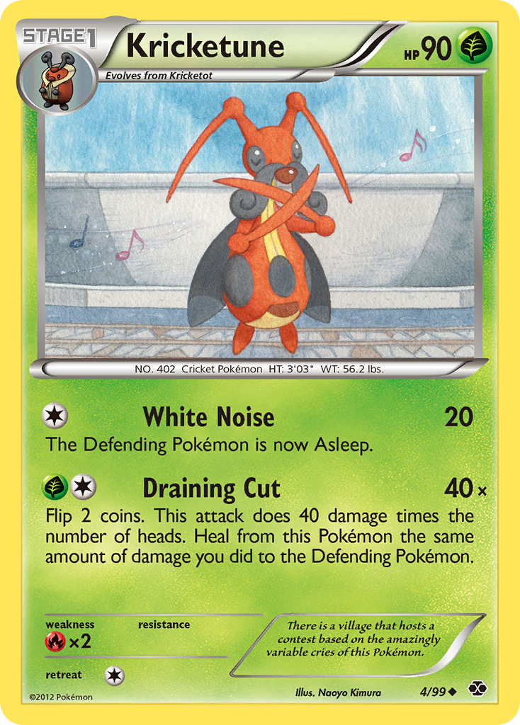 Kricketune (4/99) [Black & White: Next Destinies] - Destination Retro