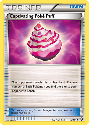 Captivating Poke Puff (99/114) [XY: Steam Siege] - Destination Retro