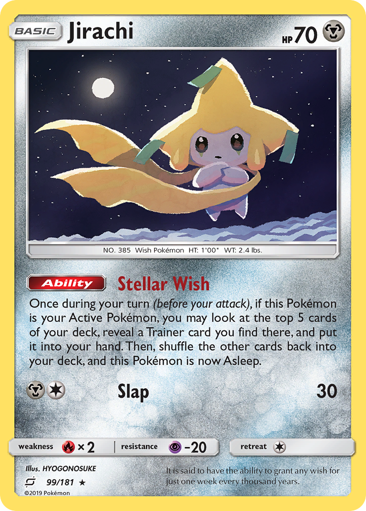 Jirachi (99/181) [Sun & Moon: Team Up] - Destination Retro