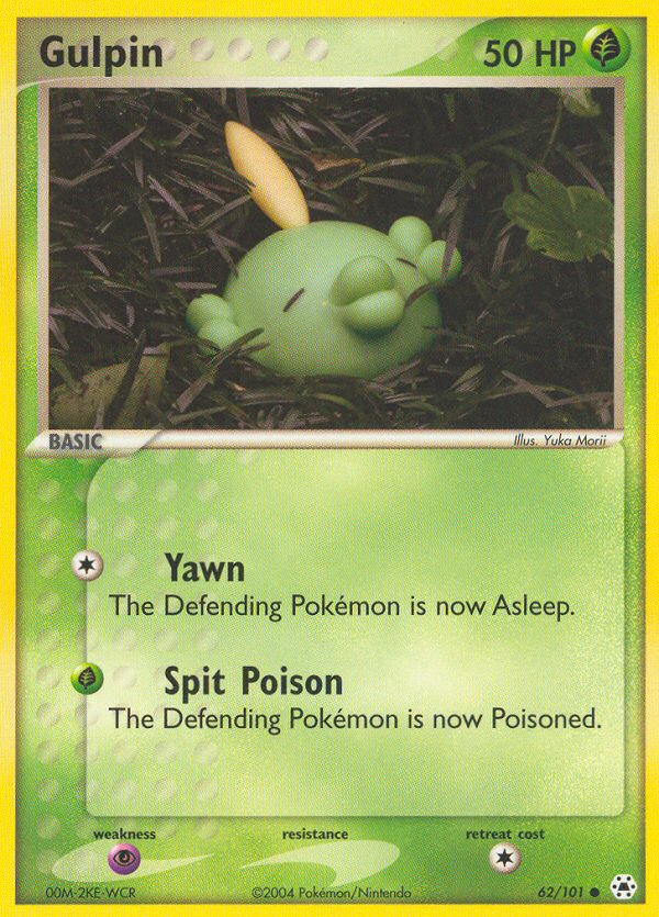 Gulpin (62/101) [EX: Hidden Legends] - Destination Retro