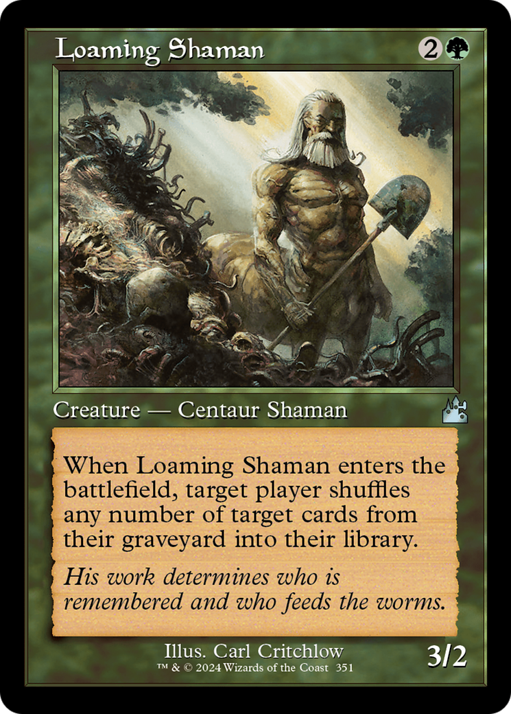Loaming Shaman (Retro Frame) [Ravnica Remastered] - Destination Retro