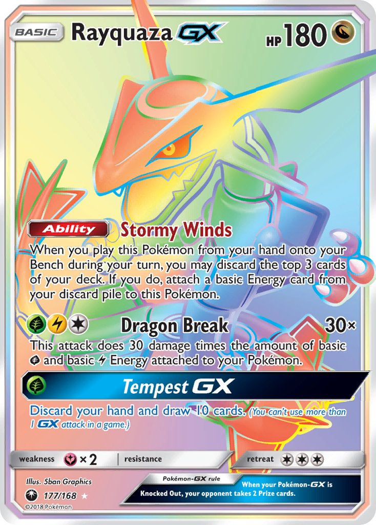 Rayquaza GX (177/168) [Sun & Moon: Celestial Storm] - Destination Retro