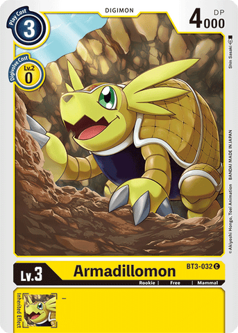 Armadillomon [BT3-032] [Release Special Booster Ver.1.5] - Destination Retro