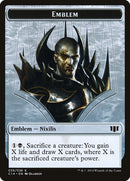 Ob Nixilis of the Black Oath Emblem // Zombie (016/036) Double-sided Token [Commander 2014 Tokens] - Destination Retro