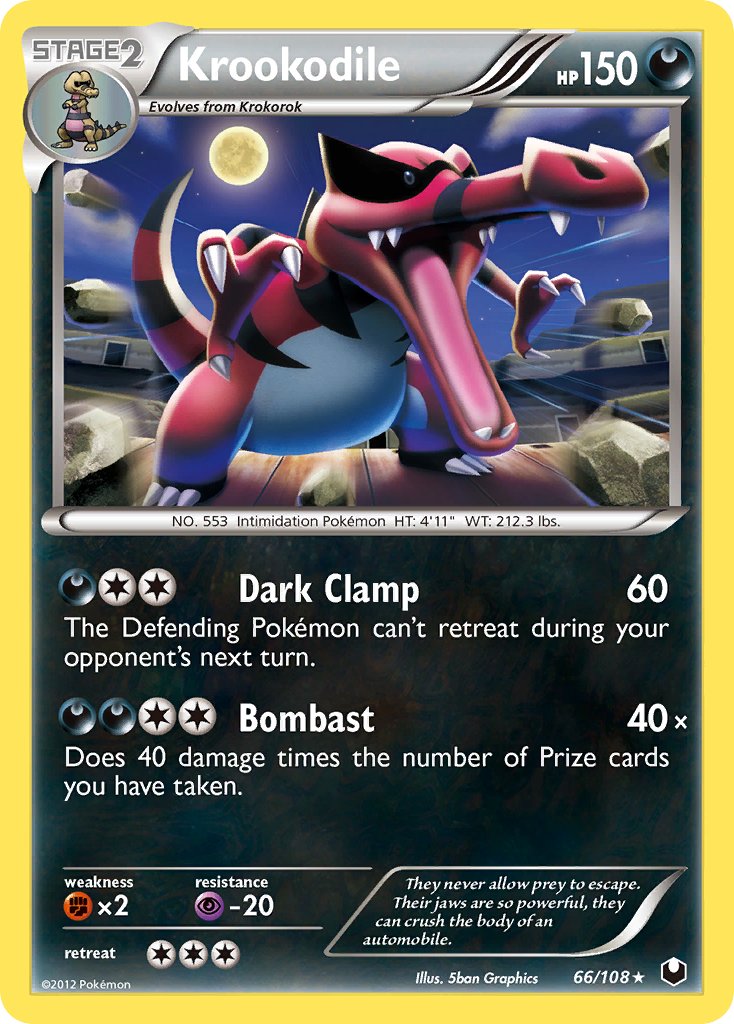 Krookodile (66/108) [Theme Deck Exclusives] - Destination Retro