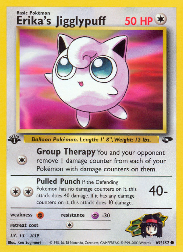 Erika's Jigglypuff (69/132) [Gym Challenge 1st Edition] - Destination Retro