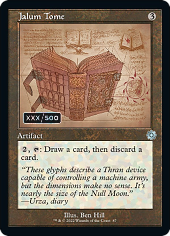 Jalum Tome (Retro Schematic) (Serial Numbered) [The Brothers' War Retro Artifacts] - Destination Retro