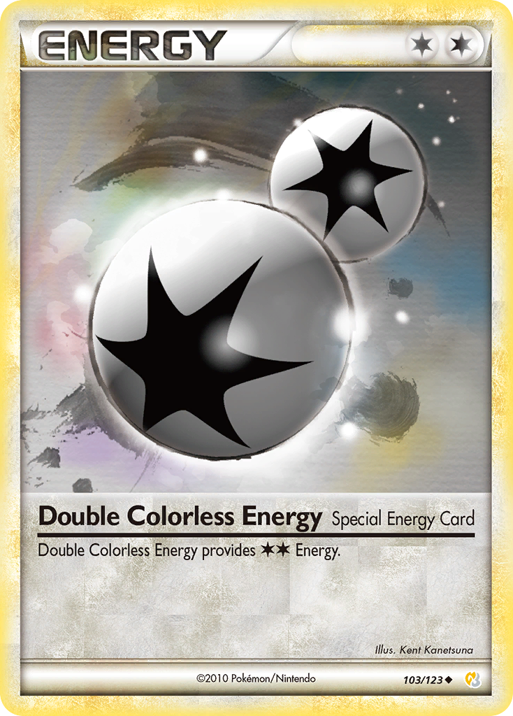 Double Colorless Energy (103/123) [HeartGold & SoulSilver: Base Set] - Destination Retro