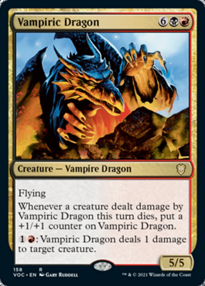 Vampiric Dragon [Innistrad: Crimson Vow Commander] - Destination Retro
