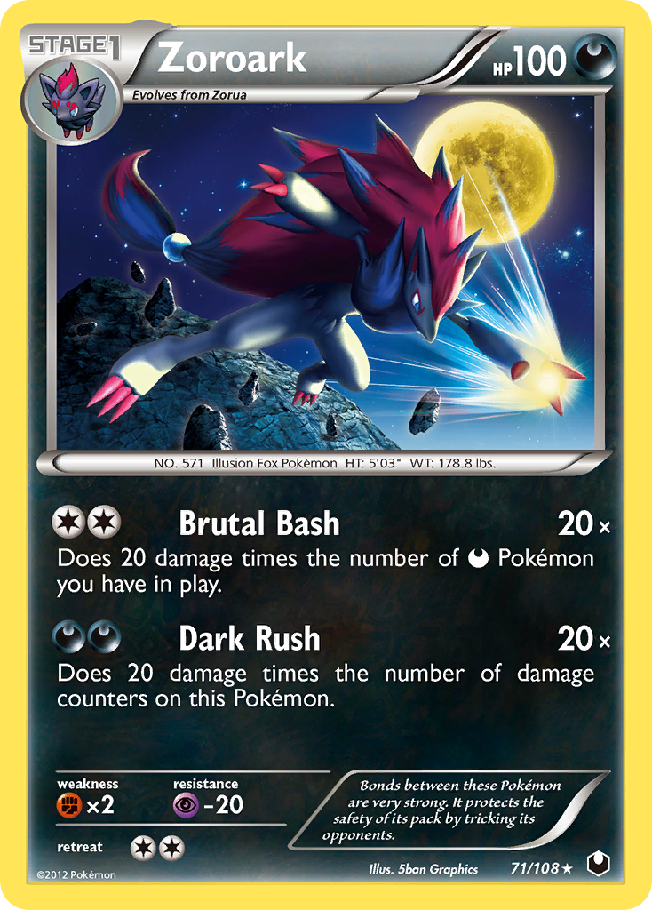 Zoroark (71/108) [Black & White: Dark Explorers] - Destination Retro