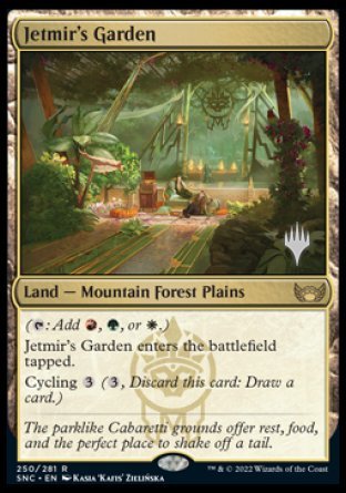 Jetmir's Garden (Promo Pack) [Streets of New Capenna Promos] - Destination Retro