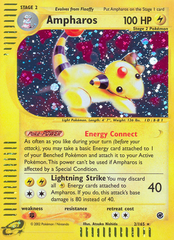 Ampharos (2/165) [Expedition: Base Set] - Destination Retro