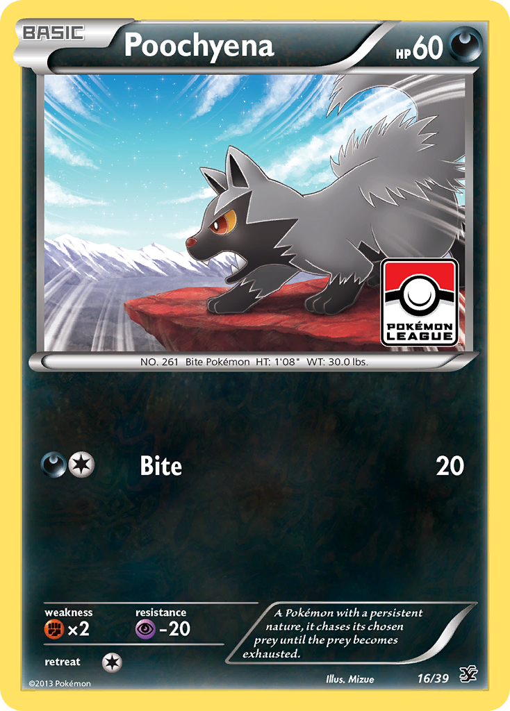 Poochyena (16/39) [XY: Kalos Starter Set] - Destination Retro