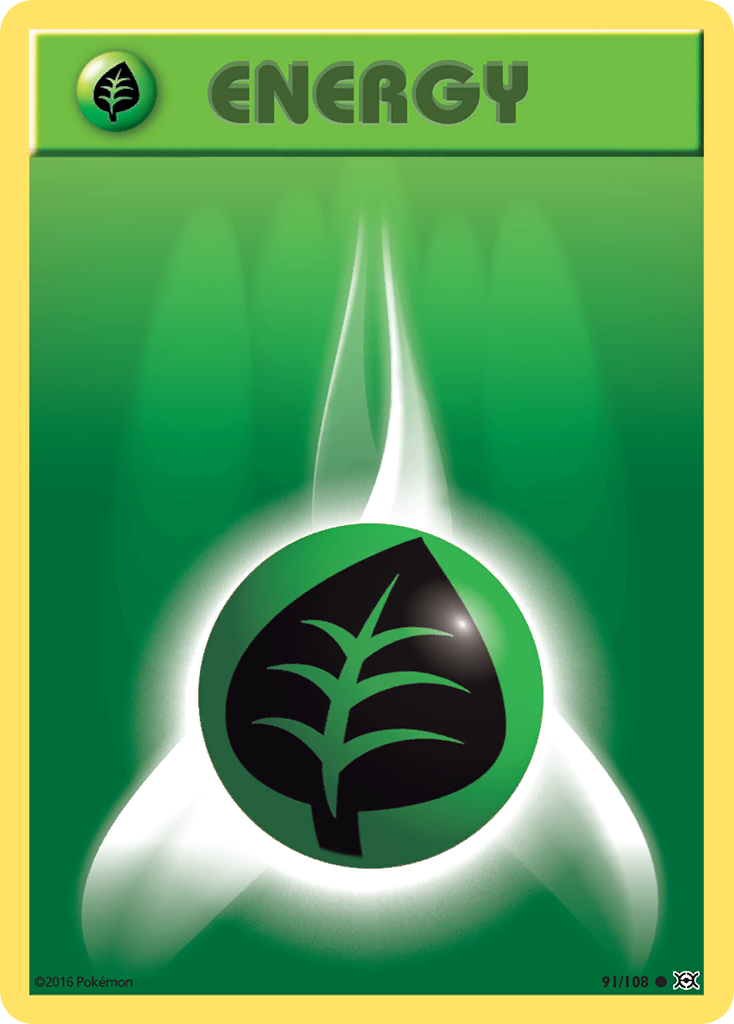 Grass Energy (91/108) [XY: Evolutions] - Destination Retro