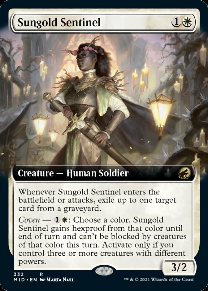 Sungold Sentinel (Extended) [Innistrad: Midnight Hunt] - Destination Retro