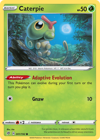 Caterpie (1/192) [Sword & Shield: Rebel Clash] - Destination Retro