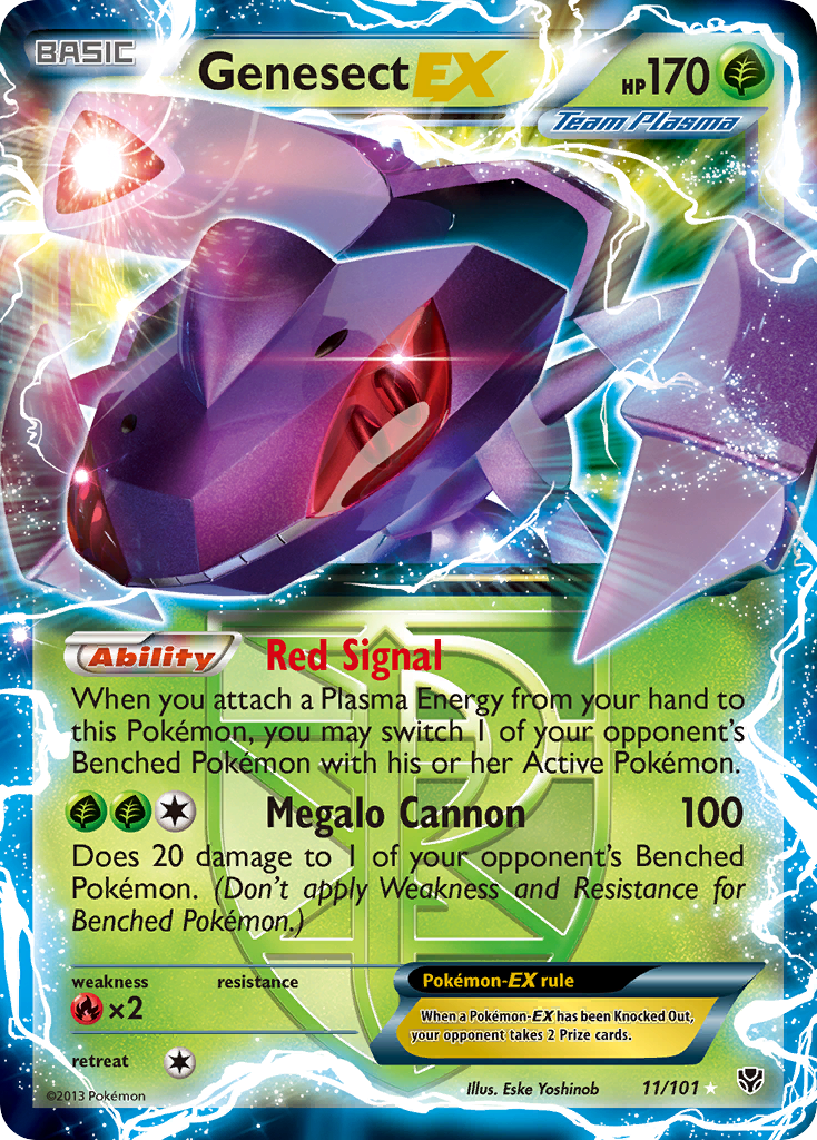 Genesect EX (11/101) [Black & White: Plasma Blast] - Destination Retro