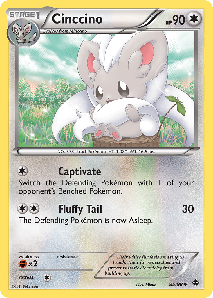 Cinccino (85/98) [Black & White: Emerging Powers] - Destination Retro