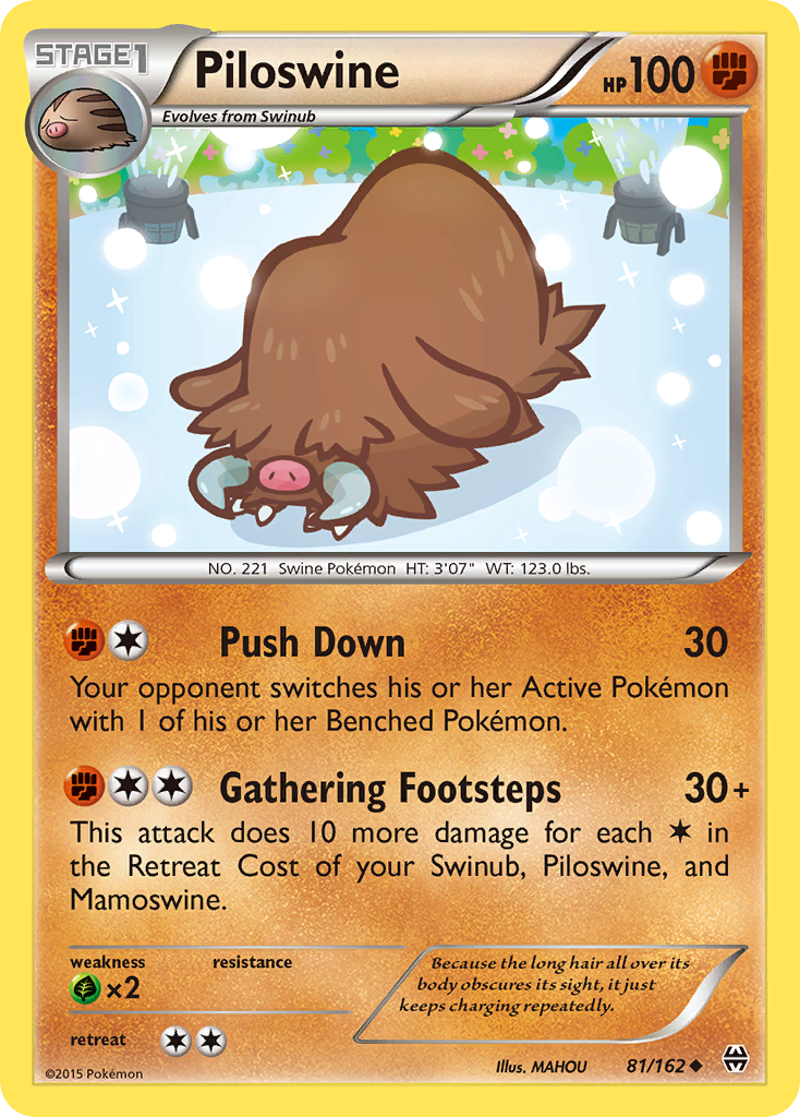 Piloswine (81/162) [XY: BREAKthrough] - Destination Retro