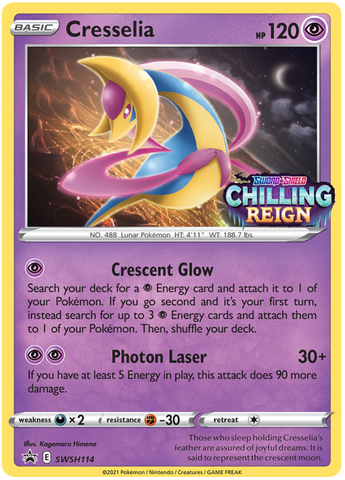 Cresselia (SWSH114) [Sword & Shield: Black Star Promos] - Destination Retro