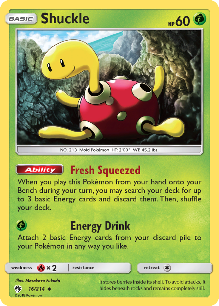 Shuckle (16/214) [Sun & Moon: Lost Thunder] - Destination Retro
